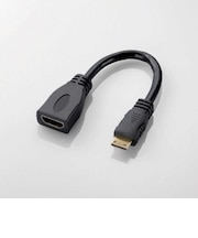 エレコム　HDMI変換・延長プラグ ブラック [0.1m /HDMI⇔miniHDMI /スタンダードタイプ]ADHDAC2BK