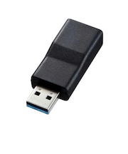 サンワサプライ　[USB-A オス→メス USB-C]3.1変換アダプタ ブラックADUSB29CFA