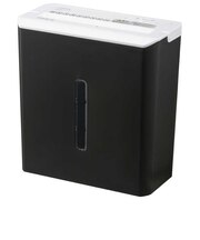 オーム電機　ハンドル付きクロスカットシュレッダー ［クロスカット / A4サイズ］ ブラックSHRX521H