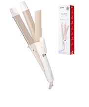 テスコム　ヘアアイロン 2WAY 32mm コテ ストレート＆カール シルクコーティング プロテクトイオン 80～200℃ 5℃刻み 温度ロック/メモリー 海外対応TW863AW