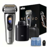 ブラウン　電気シェーバー NEVO (シルバー)洗浄機モデル ［4枚刃 / AC100V-240V］NEVO15000C