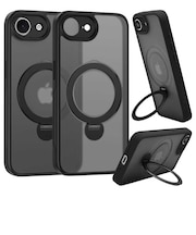 ラスタバナナ　iPhone 17e ケース ZEROSAFE 極 Shaft 磁力充電 FBK フロストブラック9450IP6EZSFBK