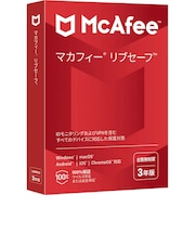 マカフィー　リブセーフ 3年版MLS33JNRURDAM