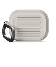 ELAGO　AirPods Pro3 対応 ケース 耐衝撃 落下防止 カラビナ 付 おしゃれ カバー ワイヤレス充電 対応 ストーンEL_A3PCSSCAG