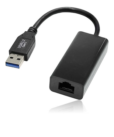 ビックアイデア　有線LANアダプター USB TYPE-A ブラック BIMLUAU3AK