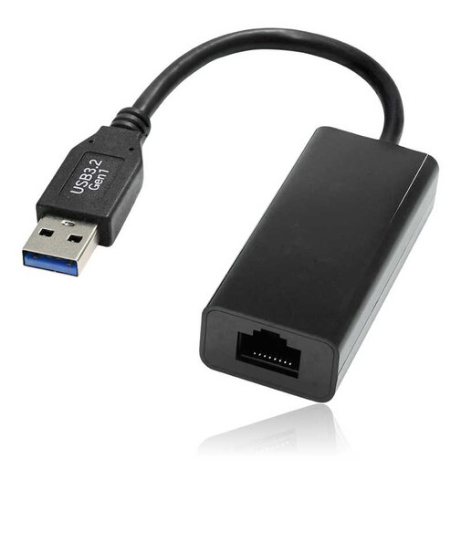 ビックアイデア　有線LANアダプター USB TYPE-A ブラック BIMLUAU3AK