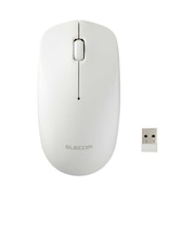 エレコム　マウス Lサイズ [光学式 /無線(ワイヤレス) /3ボタン /USB] ホワイト MLE10DRXWH