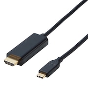エレコム 映像変換ケーブル USB Type-C-HDMI ミラーリング対応 60Hz 1.0m CACCHDMI10BK3