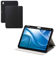 エレコム　iPadAir11インチ (M3 M2) フラップケース 衝撃吸収 ApplePencil収納 スリープ対応 TBA25MSABK
