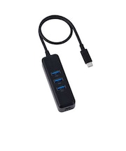 エレコム　USB Type-C ハブ USB-A×3 USB-C×1 PD対応 最大出力95W 5Gbps 充電・データ転送両対応 マグネット U3HCT040PBK