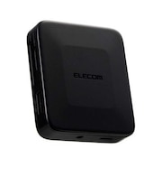 エレコム　MAGKEEP 7in1 ドッキングステーション スマホ対応/5Gbps  USB Type-C ハブ 磁力固定 持ち運び マグネットリング付 ブラック DSTN071BPBK