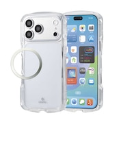 エレコム　iPhone 18 Pro Max Grippy ハイブリッドケース オールクリア 極限 PMA26DGRPAKCR