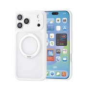 エレコム　iPhone 18 Pro Max ハイブリッドケース 極限 MAGKEEP スタンドマット PMA26DMGSTKCWH