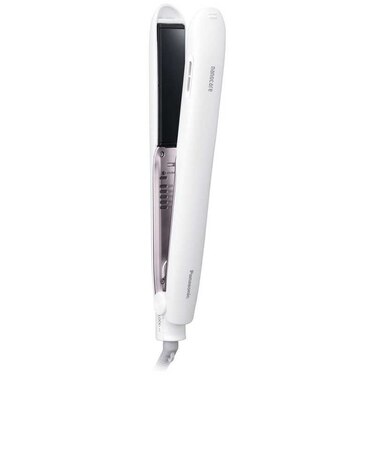 パナソニック　ストレートアイロン ナノケア ベーシックモデル 30mm 130℃～200℃ 海外対応 交流(コード)式 ホワイト EHHS9JW