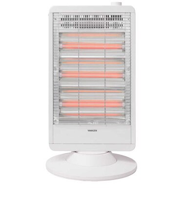 ヤマゼン　電気ストーブ 900W 首振り機能 転倒オフ機能 DSM094