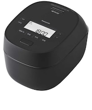 パナソニック　炊飯器 3.5合 Wおどり炊き 可変圧力IHジャー ダイヤモンド竈（かまど）釜 ブラック SR-N610E