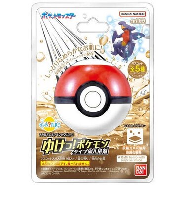 バンダイ　びっくらたまご ゆけっ！ポケモン タイプ別入浴剤 ～じめんタイプポケモン～ ﾋﾞｯｸﾗﾎﾟｹﾓﾝｼﾞﾒﾝﾀｲﾌﾟ