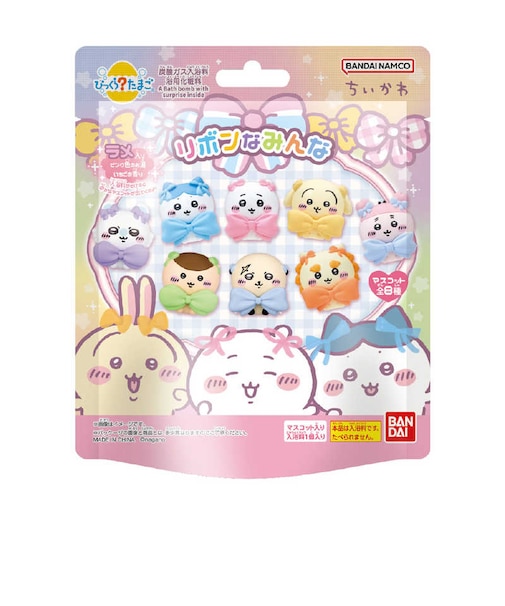 バンダイ　びっくらたまご ちいかわ リボンなみんな(単品) ﾋﾞｯｸﾗﾁｲｶﾜﾘﾎﾞﾝﾅﾐﾝﾅ