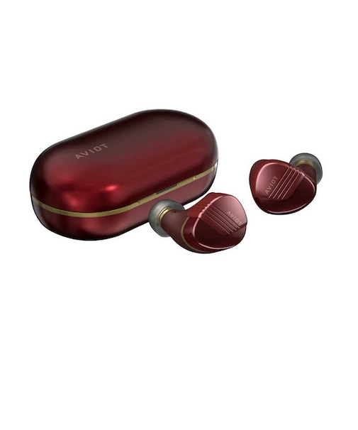 AVIOT　フルワイヤレスイヤホン [ ワイヤレス ( 左右分離 ) / Bluetooth / ノイズキャンセリング 対応 ] Dark Red TEW1