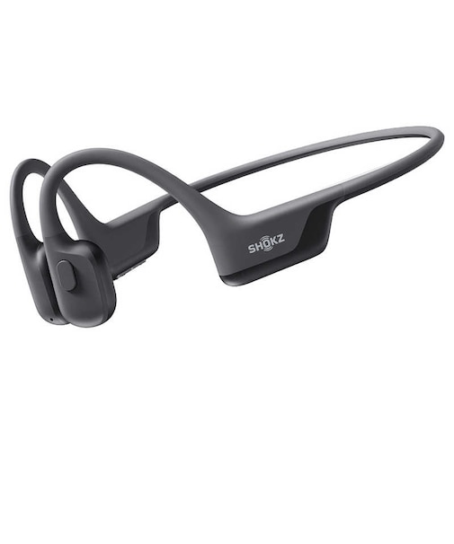 SHOKZ　ブルートゥースイヤホン 耳かけ型 骨伝導 OpenRun Air 2 Mini ［ワイヤレス(ネックバンド) / 骨伝導型 / Bluetooth対応］ ブラック OPENRUNAIR2MINI