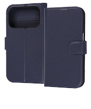 レイアウト　iPhone 18 Pro ケース / 手帳型レザーケース シンプル マグネット / ダークネイビー RTP58ELC1DN