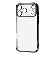 レイアウト　iPhone 18 Pro Max ソフトケース 精密設計 フレームメッキ / ブラック RTP59PFC2BM