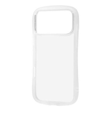 レイアウト　iPhone 18 Pro Max ケース / ハイブリッド タフケース Puffull ＋レンズガードリング / クリア RTP59CMD1C