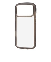 レイアウト　iPhone 18 Pro Max ケース / ハイブリッド タフケース Puffull ＋レンズガードリング / クリアブラック RTP59CMD1CB