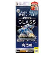 トリニティ iPhone 18 Pro フィルム / 17 Pro / 17 ケースとの相性抜群 超堅狼ウルフガラス 高透明 画面保護強化ガラス TRIP26M3GLSK9CC