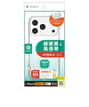トリニティ　iPhone 18 Pro / 17 Pro ［Turtle］ ハイブリッドケース クリア TRIP26M3TTCL