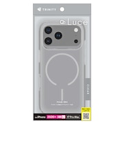 トリニティ　iPhone 18 Pro Max / 17 Pro Max ［Luce］ マグネット吸着式アクセサリー対応 背面クリアハードケース TRIP26L3LUMSCCL
