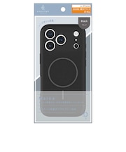 トリニティ　iPhone2026 秋 6.3 ケース / 17 Pro ［Maloa］ マグネット吸着式アクセサリー対応 衝撃吸収シリコンケース ブラック AJIP26M3MLMSBK