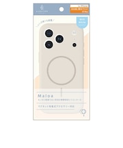 トリニティ　iPhone 18 Pro / 17 Pro アジュテ ［Maloa］ マグネット吸着式アクセサリー対応 衝撃吸収シリコンケース ミルクホワイト AJIP26M3MLMSMWT