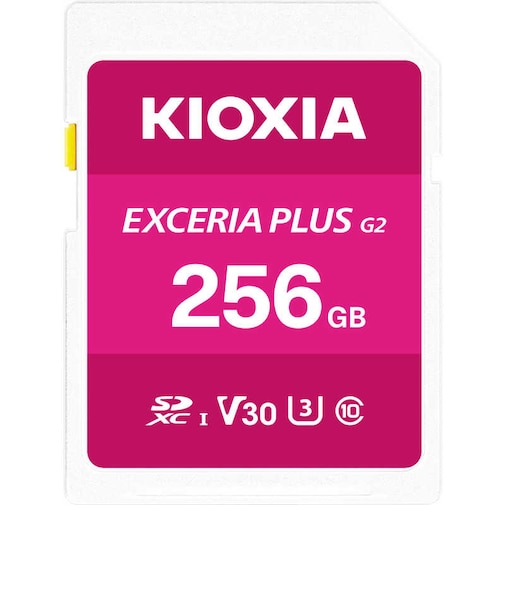KIOXIA　SDXCカード EXCERIA PLUS(エクセリアプラス) ［Class10 /256GB］ ピンク KSDHB256G