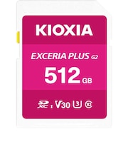 KIOXIA　SDXCカード EXCERIA PLUS(エクセリアプラス) ［Class10 /512GB］ ピンク KSDHB512G