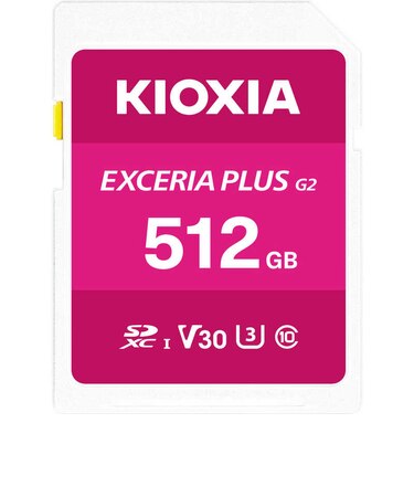 KIOXIA　SDXCカード EXCERIA PLUS(エクセリアプラス) ［Class10 /512GB］ ピンク KSDHB512G