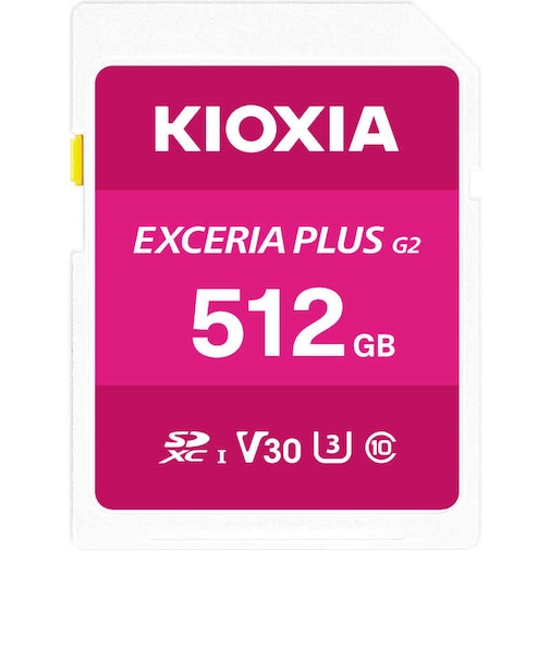 KIOXIA　SDXCカード EXCERIA PLUS(エクセリアプラス) ［Class10 /512GB］ ピンク KSDHB512G