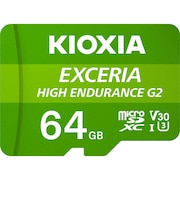 KIOXIA　SDXC microSDカード EXCERIA HIGH ENDURANCE G2(エクセリアハイエンデュランスG2) ［Class10 /64GB］ KEMUB064GBK