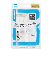 ビックアイデア USB Type-A to Type-C シリコーンケーブル 2.0m ホワイト BITUC60S1AC200W