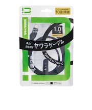 ビックアイデア USB Type-C to Type-C シリコーンケーブル 1.0m ブラック BITUC60S1CC100K