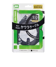 ビックアイデア USB Type-C to Type-C シリコーンケーブル 2.0m ブラック BITUC60S1CC200K