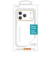 MSソリューションズ iPhone 18 Pro ケース「CAML」シャンパンゴールド LNIP26CAMGD