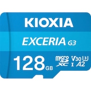 KIOXIA　(復旧サービス付き)SDXC microSDカード アクションカメラ・スマートフォン・ゲーム機におすすめの高速タイプ EXCERIA(エクセリア) ［Class10 / 128GB］ KMUC128GBK