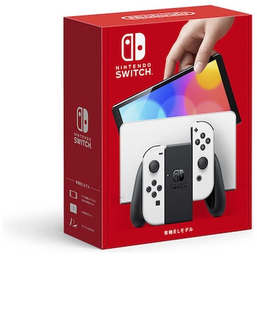 任天堂　Nintendo Switch（有機ELモデル） Joy-Con(L)/(R) ホワイト [ゲーム機本体] NintendoSwitch(ﾕｳｷE