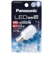 パナソニック　LED装飾電球 ホワイト [E12/昼光色] LDT1DGE12