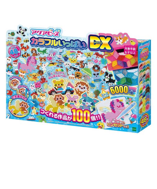 エポック社　アクアビーズ AQ-S108 カラフルいっぱいDX AQS108ｶﾗﾌﾙｲｯﾊﾟｲDX