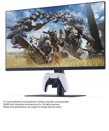 ソニーインタラクティブエンタテインメント　27インチゲーミングモニター DualSense 充電フック付き ［27型 / QHD(2160×1440) / 240Hz］ ﾆｼﾞｭｳﾅﾅｲﾝﾁｹﾞｰﾐﾝｸﾞﾓﾆﾀ