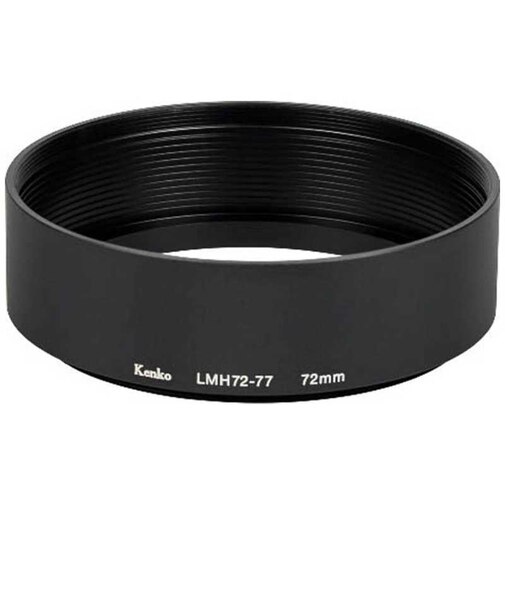 ケンコー・トキナー　レンズメタルフード(72-77mm)(ブラック) LMH7277BK