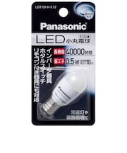 パナソニック　LED小丸電球 ホワイト [E12/昼光色/ナツメ球形] LDT1DHE12