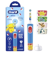 ブラウン　電動歯ブラシ Oral-B オーラルB すみずみクリーンキッズ プレミアム [ 回転式 / AC100V-240V ] ブルー D1034133KPKMBLEL
